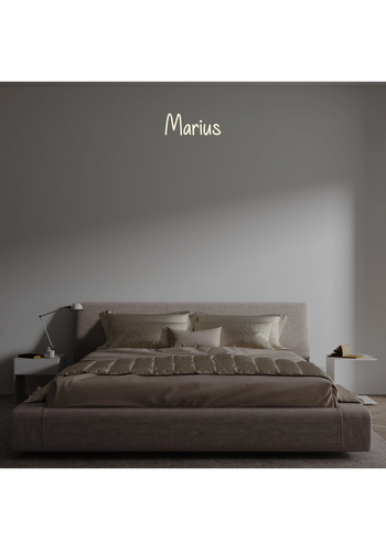 Custom text: Marius