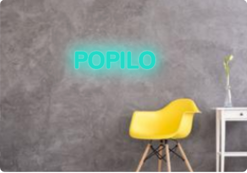 Custom text: POPILO