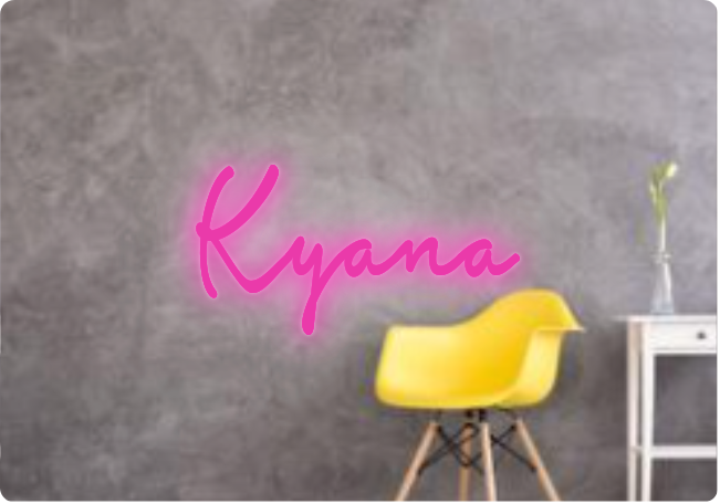 Custom text: Kyana
