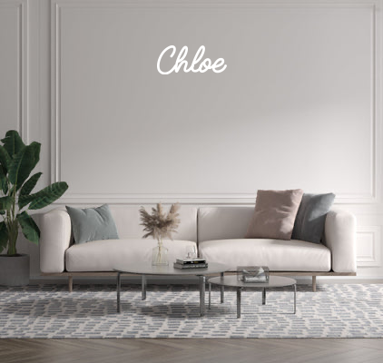 Custom text: Chloe