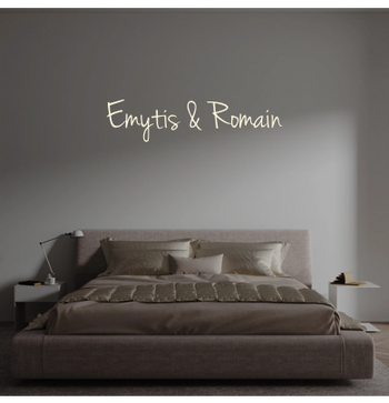 Custom text: Emytis & Romain