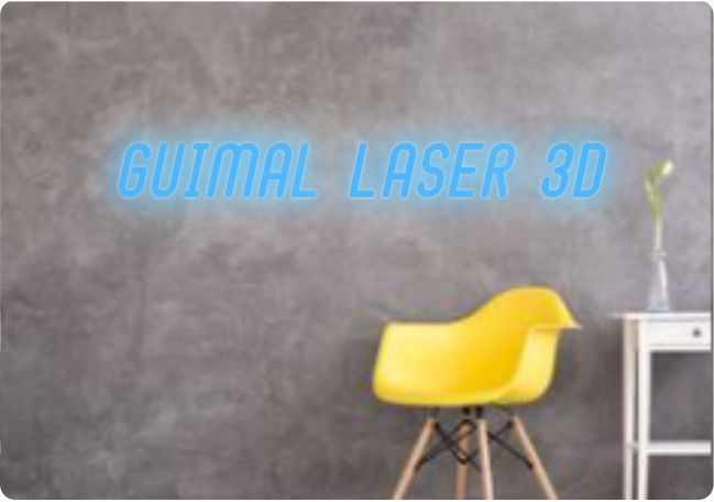 Custom text: GUIMAL LASER 3D