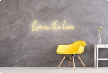 Custom text: Love in the hair