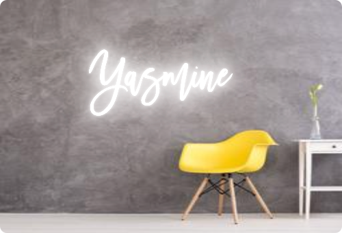 Custom text: Yasmine