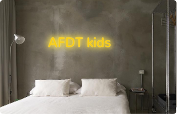 Custom text: AFDT kids