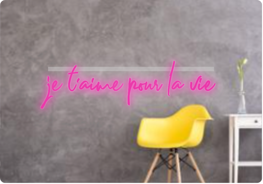 Custom text: je t