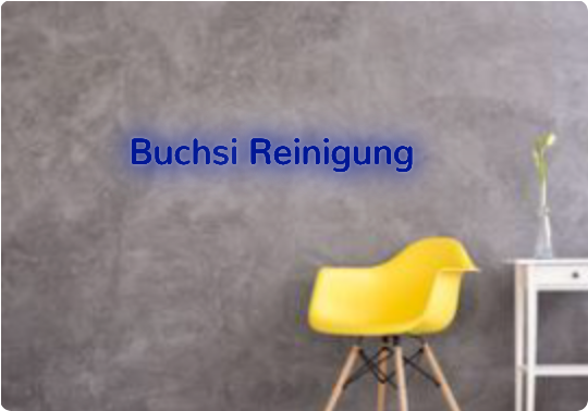Custom text: Buchsi Reinigung
