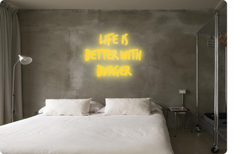 Custom order: life is 
better with
burger