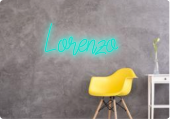 Custom text: Lorenzo