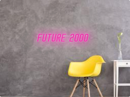 Custom text: FUTURE 2000