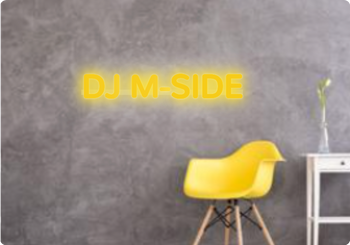 Custom text: DJ M-SIDE
