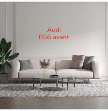 Custom text: Audi
RS6 avant