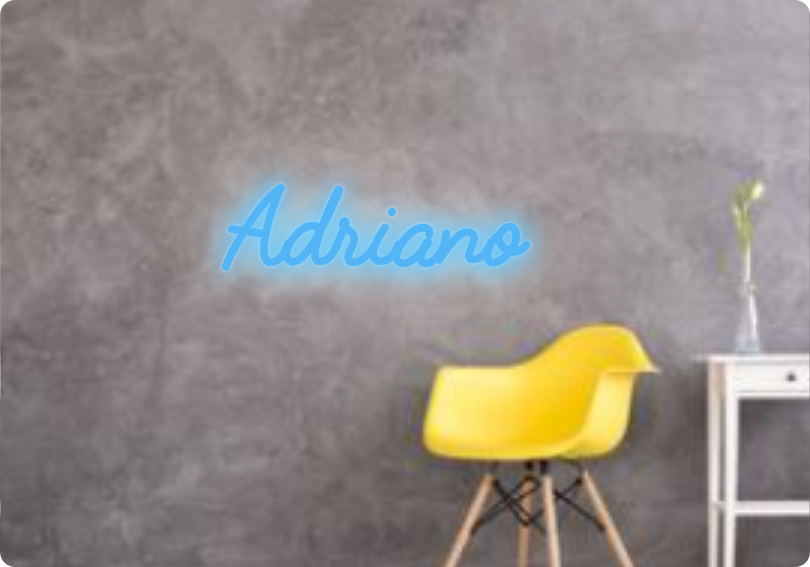 Custom text: Adriano