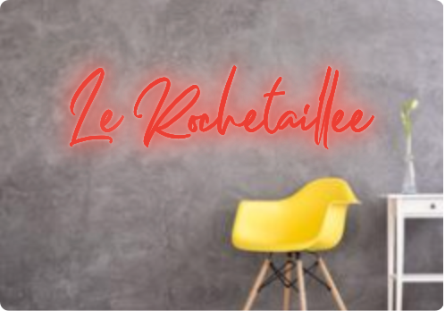 Custom text: Le Rochetaillee