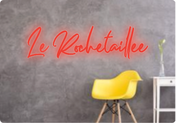 Custom text: Le Rochetaillee
