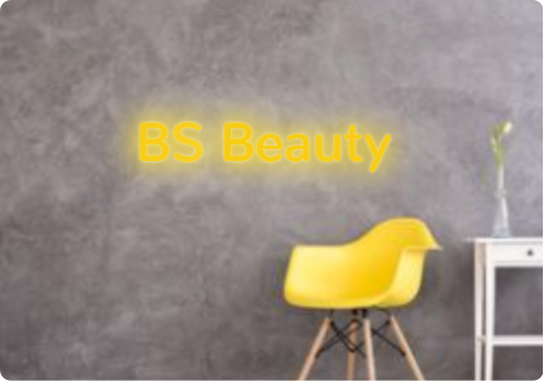 Custom text: BS Beauty
