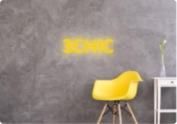 Custom text: 3CHIC