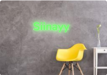 Custom text: Siinayy
