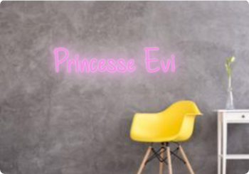 Custom text: Princesse Evi