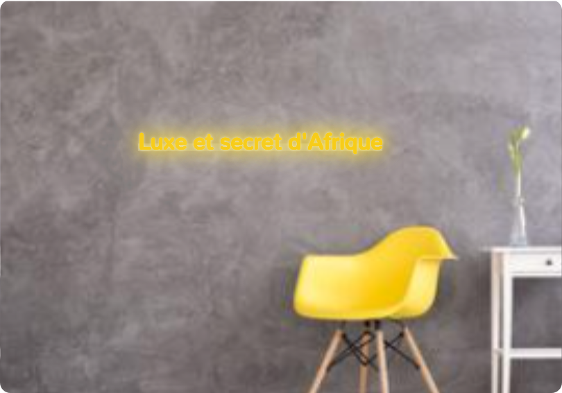 Custom text: Luxe et secret d