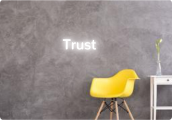 Custom text: Trust