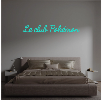 Custom text: Le club Pokémon