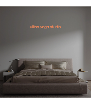 Custom text: ullinn yoga studio