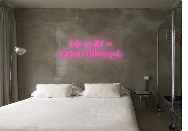 Custom order: Life is NOT a 
F#ckin