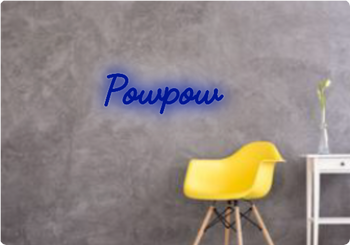 Custom text: Powpow