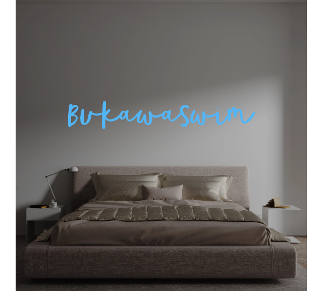 Custom text: BukawaSwim