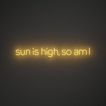 Sun is high, so am I - Cudi Yellow Gold