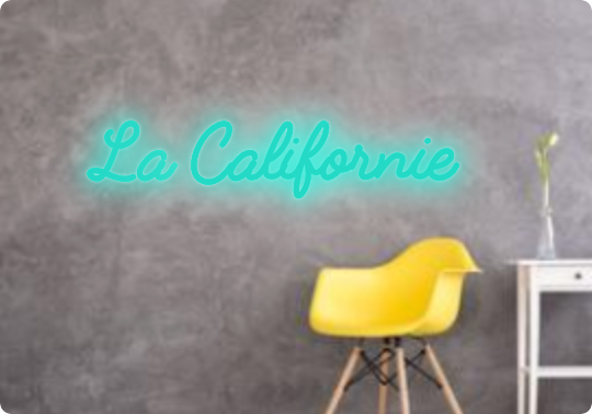 Custom text: La Californie