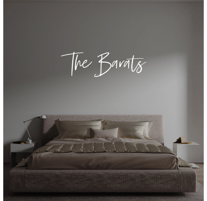 Custom text: The Barats