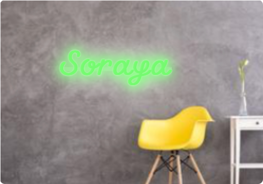 Custom text: Soraya
