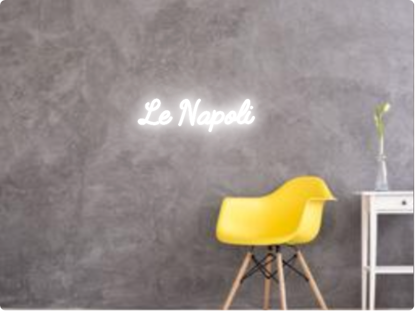 Custom text: Le Napoli