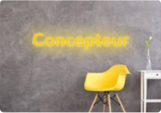 Custom text: Concepteur