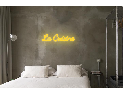Custom text: La Cuisine