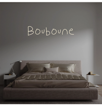 Custom text: Bouboune