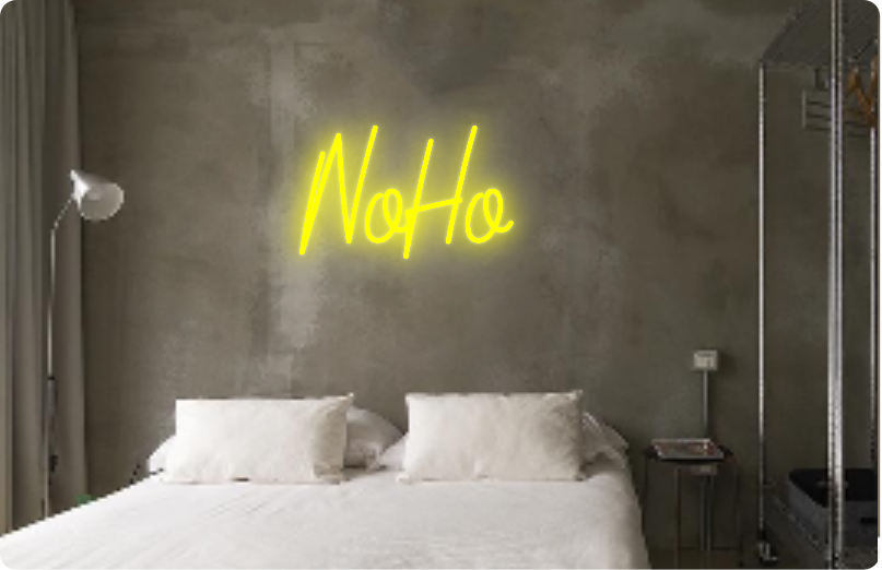 Custom text: NoHo