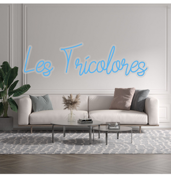 Custom text: Les Tricolores