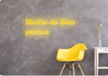 Custom text: Shofar de Sion                            
           yeshua