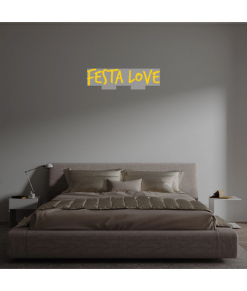 Custom text: FESTA LOVE