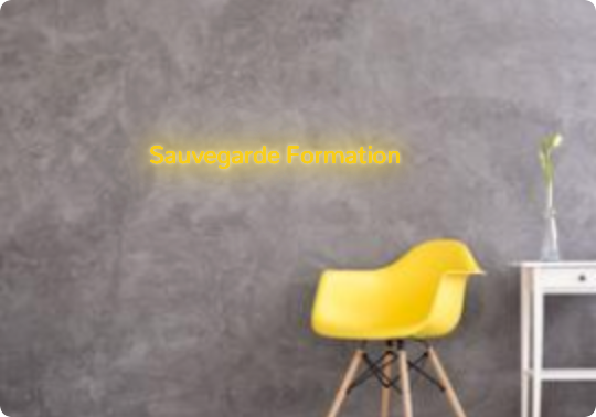 Custom text: Sauvegarde Formation