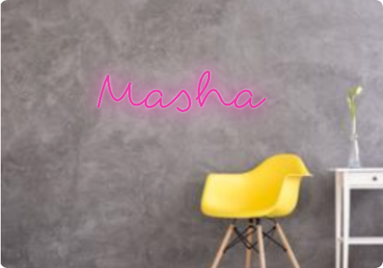 Custom text: Masha