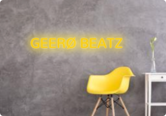 Custom text: GEERØ BEATZ