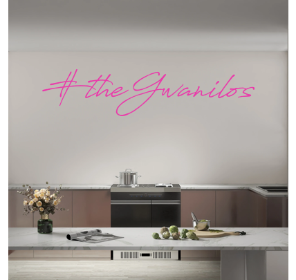 Custom text: #theGwanilos