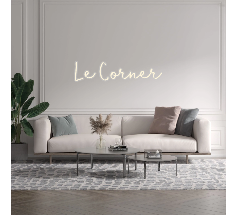 Custom text: Le Corner