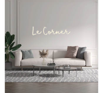 Custom text: Le Corner