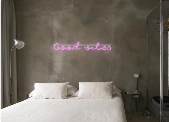 Custom text: Good vibes