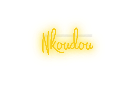 Custom text: Nkoudou